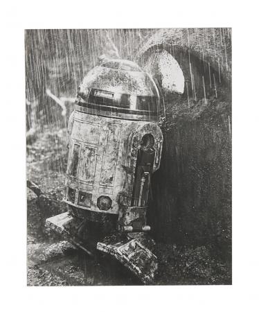 Lot #945 - STAR WARS: THE EMPIRE STRIKES BACK (1980) - Three Rare Production Stills of R2-D2 on Dagobah - 3