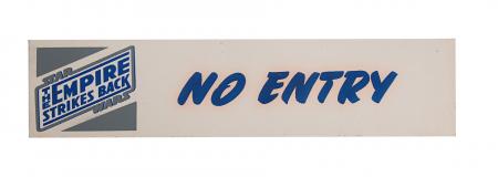 Lot #947 - STAR WARS: THE EMPIRE STRIKES BACK (1980) - "Hairdressing", "No Entry" and Blank Door Signs - 3