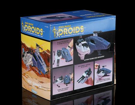Lot #1001 - STAR WARS: DROIDS (T.V. SERIES, 1985 - 1986) - Set of Three Sealed Kenner Vehicles and Seven Action Figures - 19