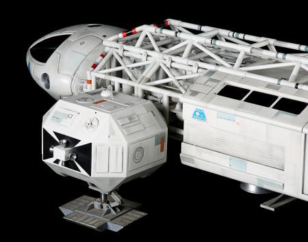 Lot #290 - SPACE: 1999 (T.V. SERIES, 1975 - 1977) - Original Screen-matched Large-scale Eagle Transporter Filming Miniature - 33