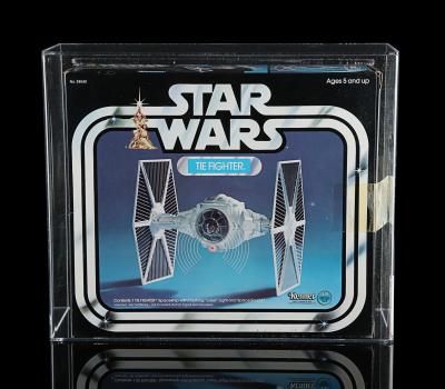 Lot #994 - STAR WARS: A NEW HOPE (1977) - TIE Fighter Toy AFA 85 NM+