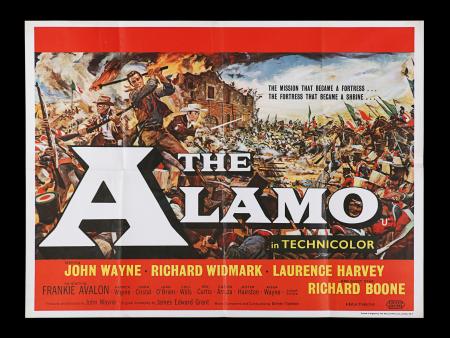 Lot #8 - THE ALAMO (1960) - UK Quad, 1960