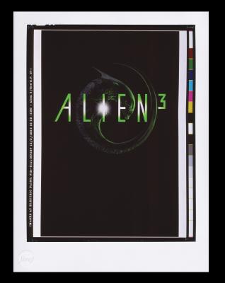 Lot #18 - ALIEN 3 (1992) - FEREF ARCHIVE: Original Transparency with 1 of 1 Proof Print, 2021