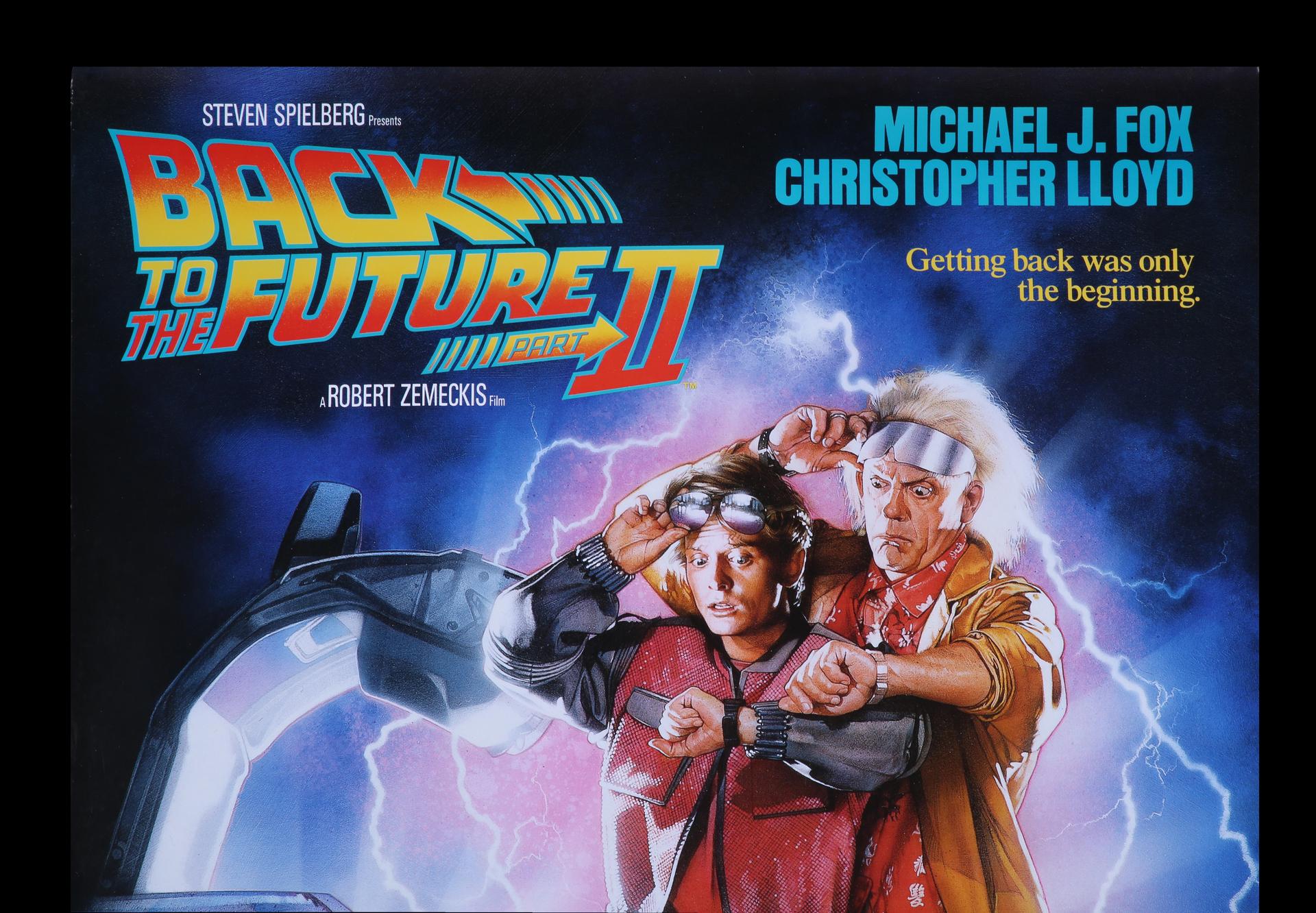 Lot #46 - BACK TO THE FUTURE PART II (1989) - Michael J. Fox and ...