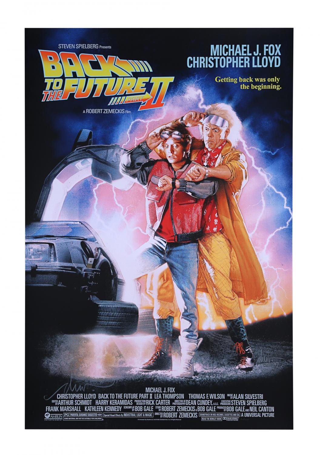 Lot #47 - BACK TO THE FUTURE PART II (1989) - Set of Two Matching ...