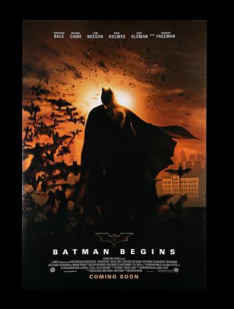 Lot #57 - BATMAN BEGINS (2005) - Three US/International 'Coming Soon' One-Sheets, 2005 - 3