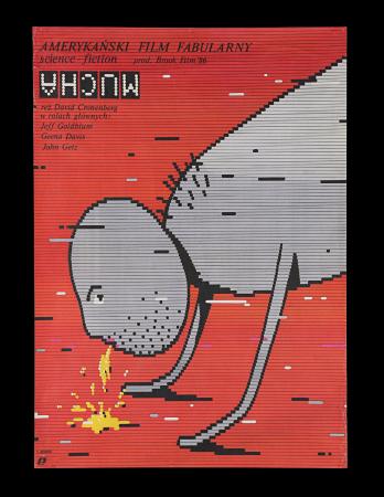 Lot #128 - THE FLY (1986) - Bryan Fuller Collection: Polish One-Sheet, 1987