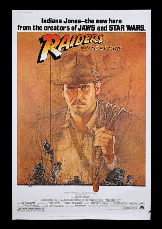 Lot #137 - RAIDERS OF THE LOST ARK (1981) - Bryan Fuller Collection: US 60 x 40, 1981