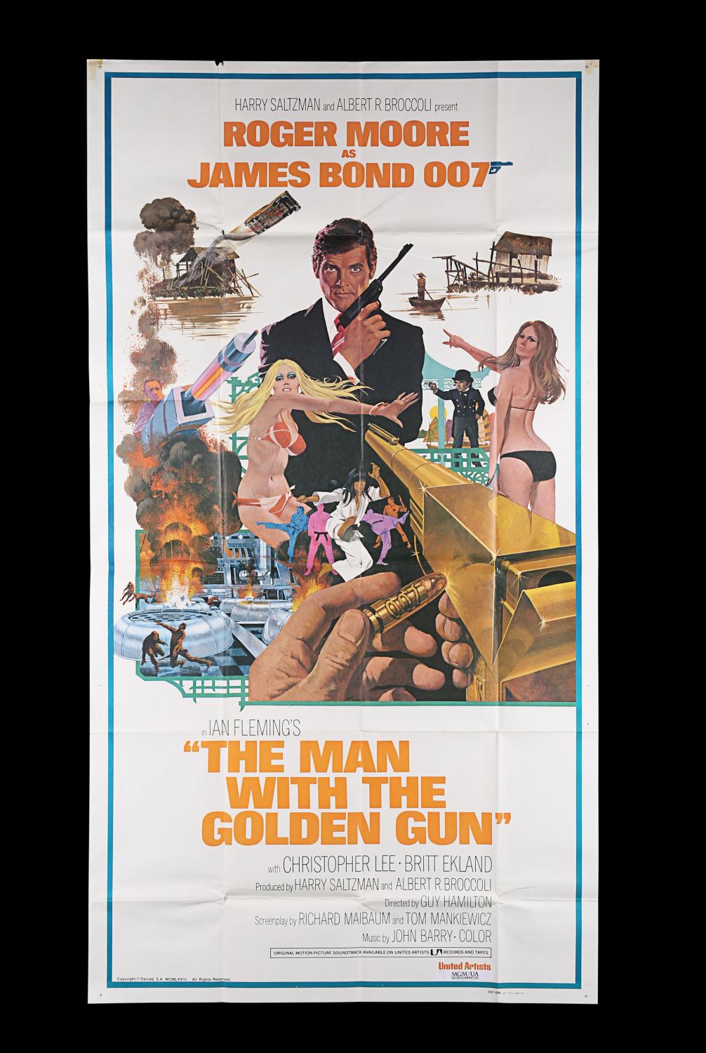 Lot #147 - JAMES BOND: THE MAN WITH THE GOLDEN GUN (1974) - Bryan ...
