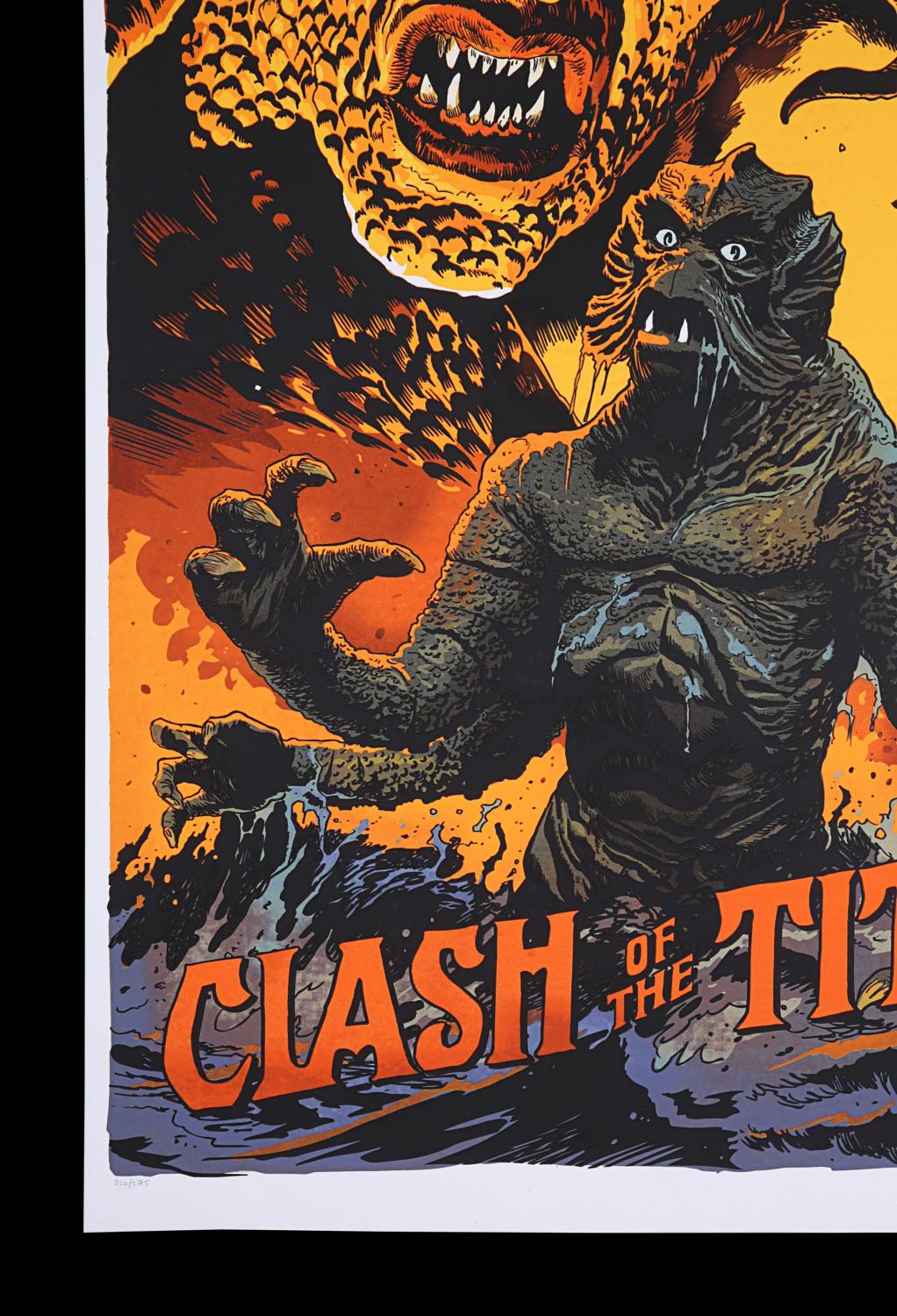 Lot #237 - CLASH OF THE TITANS (1981) - Mondo Poster, 2014