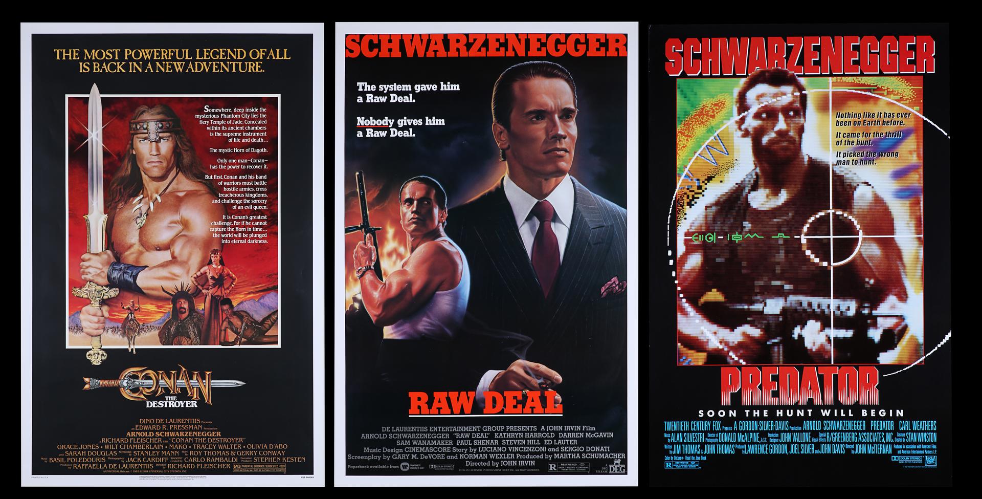 PREDATOR original ROLLED 1987 27x41 one sheet movie poster ARNOLD  SCHWARZENEGGER