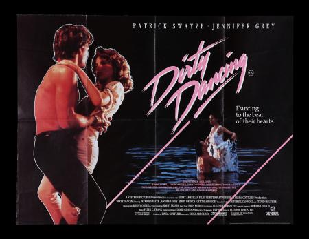 Lot #208 - DIRTY DANCING (1987) - UK Quad and Complete Set of Eight Front Of House Lobby Cards, 1987 - 2
