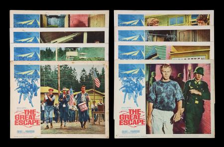 Lot #294 - THE GREAT ESCAPE (1963) - Set of Eight US Lobby Cards, 1963