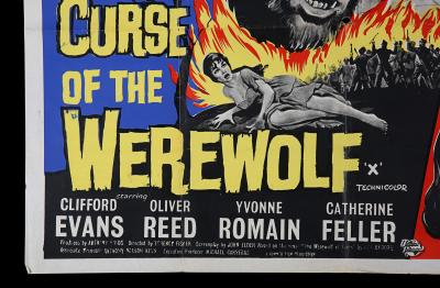 Lot #303 - THE CURSE OF THE WEREWOLF/THE SHADOW OF THE CAT (1960S) - UK ...