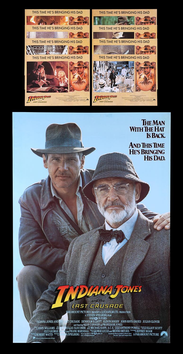 Indiana Jones: Sean Connery and Harrison Ford print by Bridgeman Images