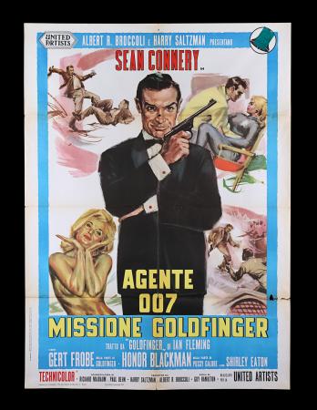 Lot #372 - JAMES BOND: GOLDFINGER (1964) - Italian One-Panel (2-Fogli), 1965