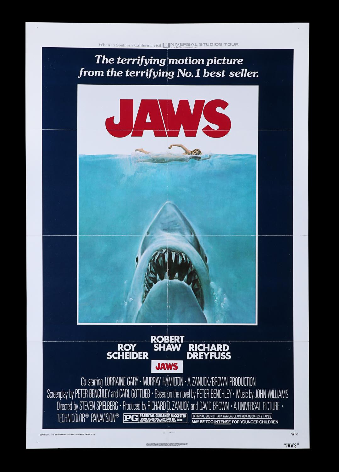 Lot #436 - JAWS (1975) - US One-Sheet, 1975