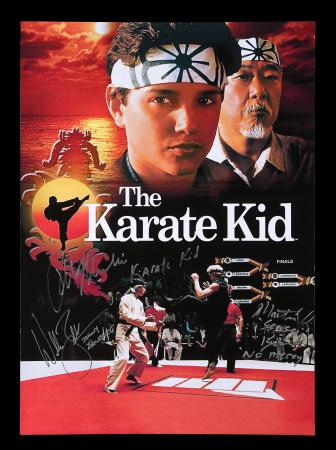 Lot #465 - THE KARATE KID (1983) - Ralph Macchio, Martin Kove and ...