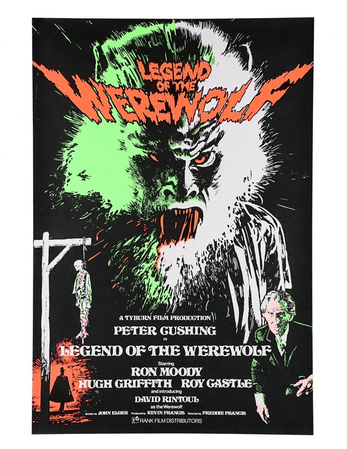 Vintage UK Quad//Two Tyburn Tales Of shops Terror//The Ghoul - Legend Of The Werewolf