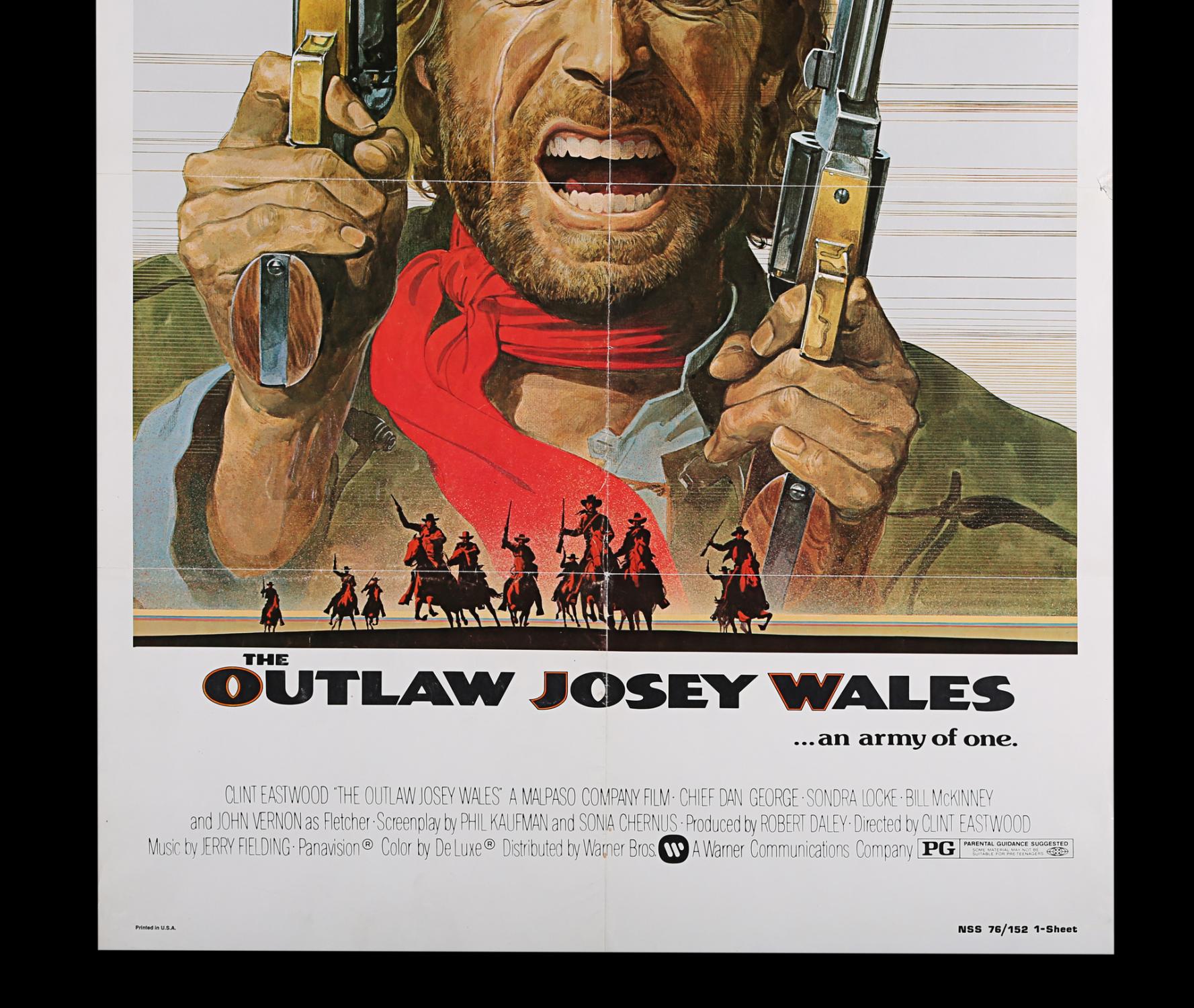 THE OUTLAW JOSEY WALES (1976) POSTER, US, Original Film Posters Online, Collectibles