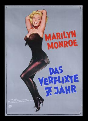 Lot #593 - THE SEVEN YEAR ITCH (1955) - German A1 Poster, 1970s