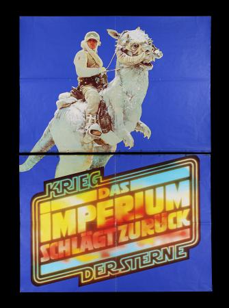 Lot #667 - STAR WARS: EP V - THE EMPIRE STRIKES BACK (1980) - German Two Panel (A00) Display Poster, 1980