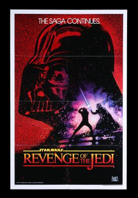 Lot #681 - STAR WARS: EP VI - RETURN OF THE JEDI (1983) - Revenge of the Jedi 'Undated' Teaser US One-Sheet Poster, 1983