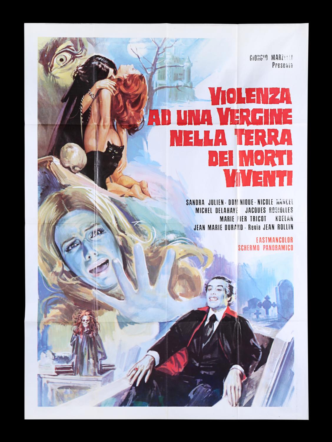 Lot #709 - STRANGE THINGS HAPPEN AT NIGHT (1971) - Italian One Panel (2 ...