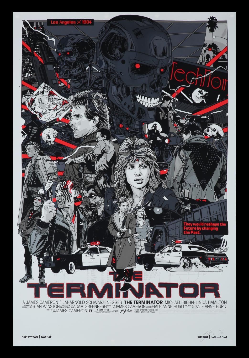 Lot #731 - THE TERMINATOR (1984) - Hand-signed and Numbered Limited ...