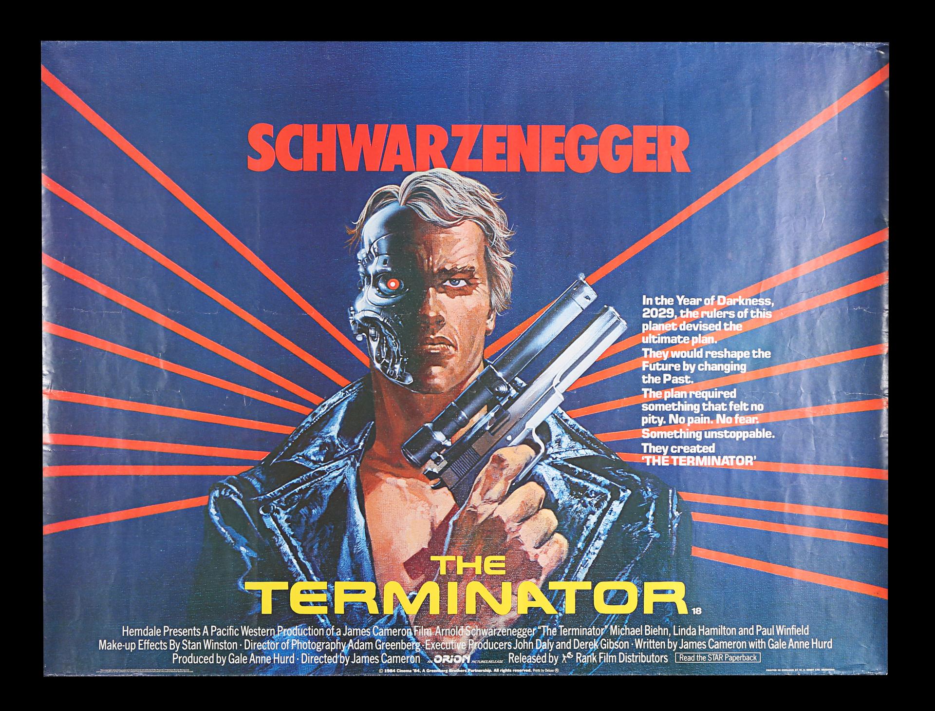 terminator 1984 poster