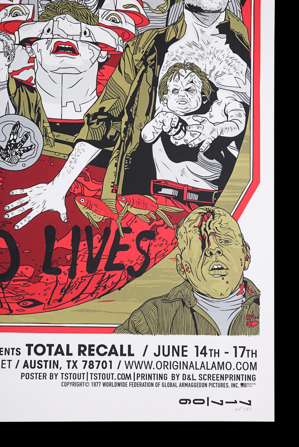 Lot #752 - TOTAL RECALL (1990) - Hand-numbered Limited Edition Mondo ...