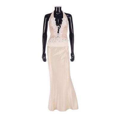 Lot # 37 - PERSONAL ITEMS - Anthea Turner's Two-piece Evening Dress