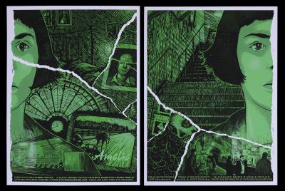 Lot #7 - AMELIE (2001) - Hand-Numbered Limited Edition Set of Two Alamo Drafthouse Prints by Daniel Danger, 2008