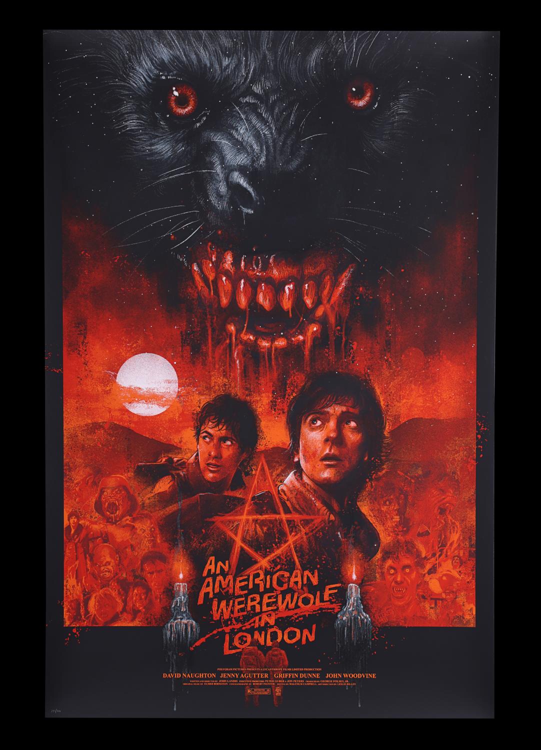 Lot #8 - AN AMERICAN WEREWOLF IN LONDON (1981) - Hand-Numbered NYCC ...