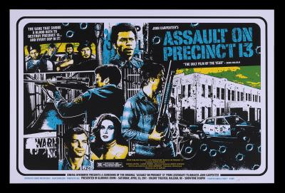 Lot #16 - ASSAULT ON PRECINCT 13 (1976) - Signed and Hand-Numbered Limited Edition Print by James Rheem Davis, 2011