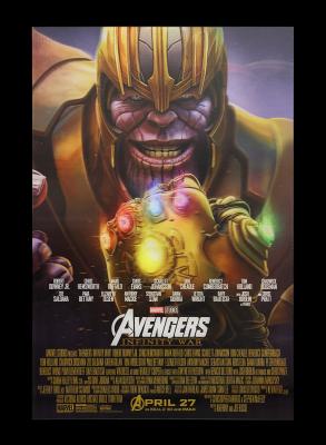 Lot #18 - AVENGERS: INFINITY WAR AND AVENGERS:ENDGAME, 2021 - Limited Edition 3D Lenticular PLEX Bottleneck Gallery Print by Pablo Olivera, 2021