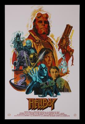 Lot #102 - HELLBOY (2004) - Hand-Numbered Limited Edition Private Commission Print by Paul Mann, 2019