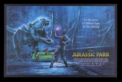 Lot #125 - JURASSIC PARK (1993) - Hand-numbered Limited Edition Vice Press and Bottleneck Gallery Print by Paul Mann, 2019