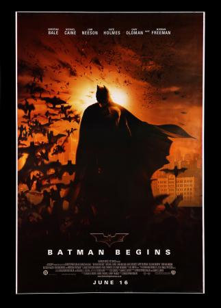 Lot #243 - BATMAN BEGINS (2005) - Set of Three Bus Stop Posters, 2005 - 4