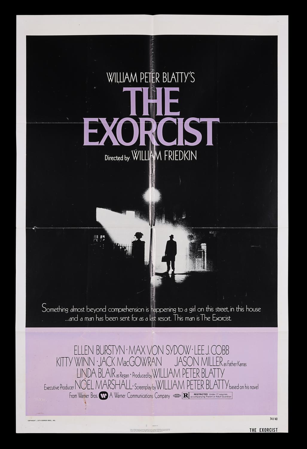 Lot #293 - THE EXORCIST (1973) - US One-Sheet and Australian Daybill ...