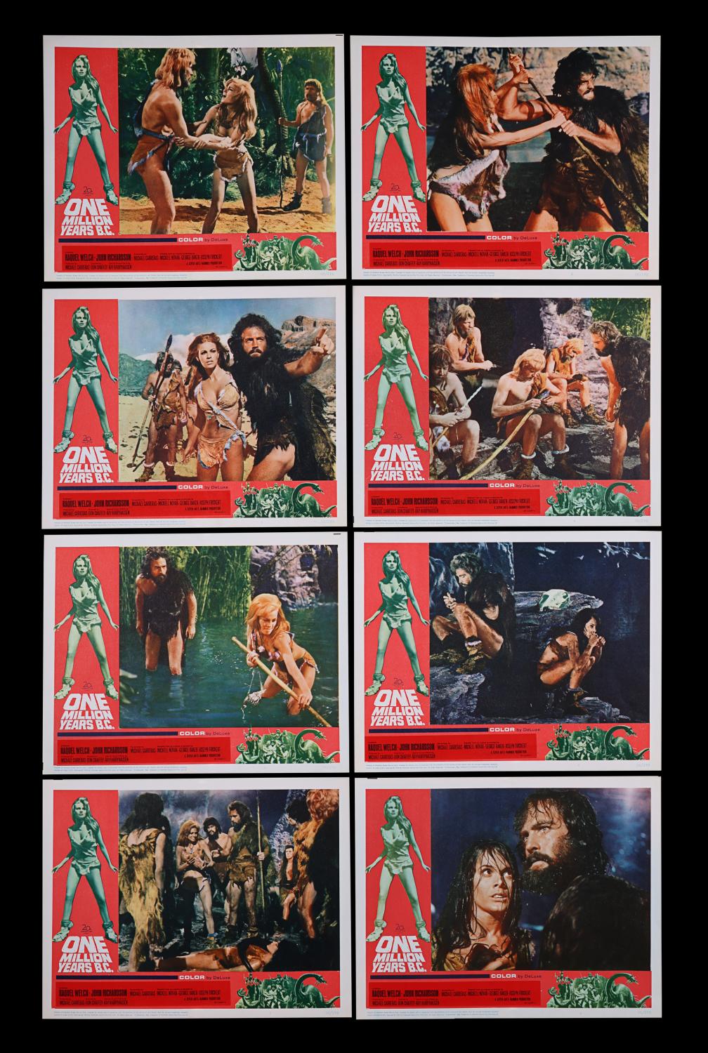 Lot #427 - ONE MILLION YEARS B.C. (1966) - Complete Set of Eight US ...